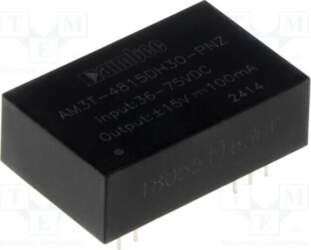 AIMTEC Converter: DC/DC; 3W; Uin: 36÷75VDC