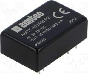 AIMTEC Converter: DC/DC; 3W; Uin: 36÷75VDC