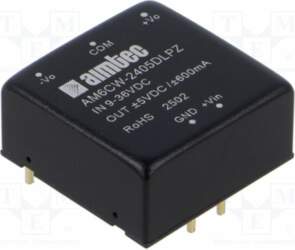 AIMTEC Converter: DC/DC; 6W; Uin: 9÷36VDC