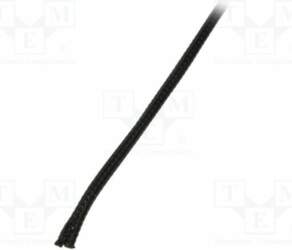 ALPHA WIRE Braid; polyester; black; L: