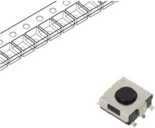 ALPS Microswitch TACT; SPST; Pos: 2