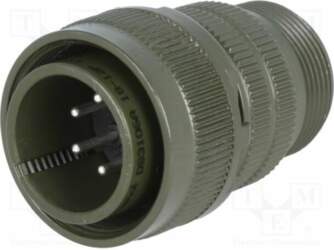 AMPHENOL Connector: circular; plug; for cable