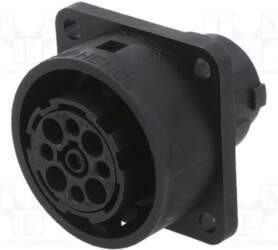 AMPHENOL Connector: circular; socket; for panel