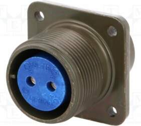 AMPHENOL Connector: circular; socket; PIN: 2