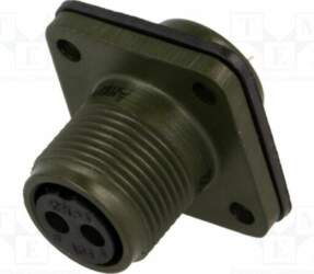 AMPHENOL Connector: circular; socket; PIN: 2