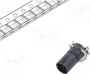 AMPHENOL LTW Connector: M12; socket; PIN: