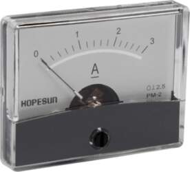 ANALOGUE CURRENT PANEL METER 3A DC