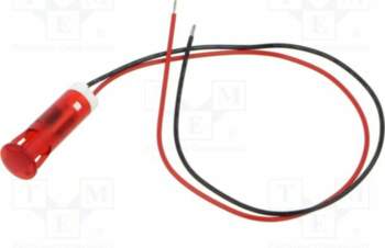 APEM Indicator: LED; flat; red bright