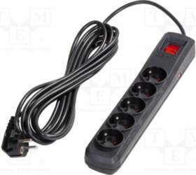 ARCON Plug socket strip: protective; Sockets: