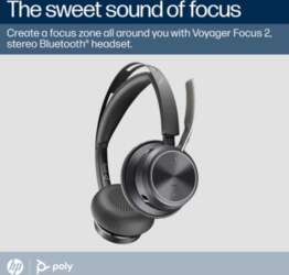 HP Austiņas Poly Focus 2  (9T9J6AA)