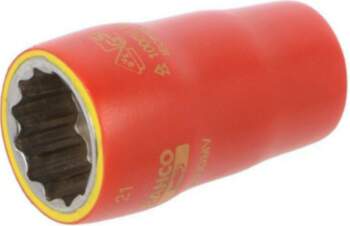BAHCO Socket: 12-angles; insulated,socket spanner