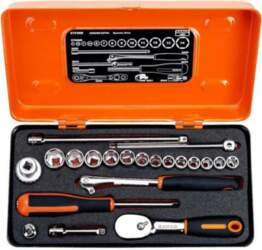 BAHCO Wrench-set; 6-angles,socket spanner; 1/4"