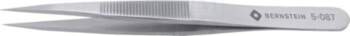 BERNSTEIN Tweezers; 110mm; Blade tip shape: