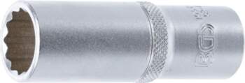BGS TECHNIC Socket 12-p, deep 1/2&quot