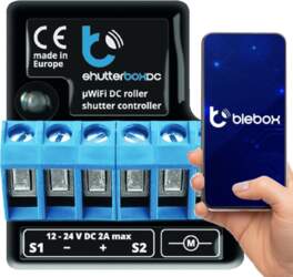 BLEBOX shutterBoxDC v2 WiFi I/O module