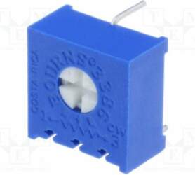 BOURNS Potentiometer: mounting; 1kΩ; single turn