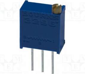 BOURNS Potentiometer: mounting; 50Ω; multiturn; 500mW