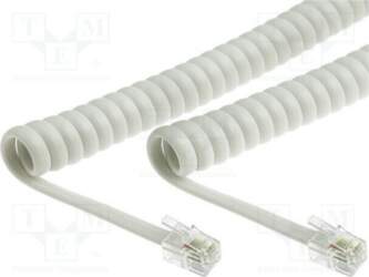 BQ CABLE Cable: telephone; coiled,interlaced