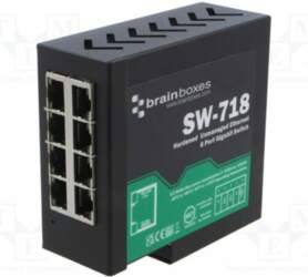 BRAINBOXES Automation module: switch Ethernet; unmanaged