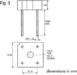 BRIDGE RECTIFIER 800V-5A (BR108) | 800V5