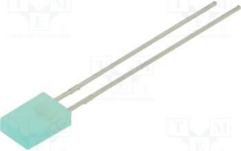 BROADCOM (AVAGO) LED; green; rectangular; 5