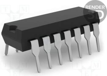 BROADCOM (AVAGO) Optocoupler; THT; Ch: 4