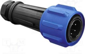 BULGIN Connector: circular; plug; PIN: 3