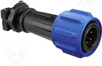 BULGIN Connector: circular; plug; PIN: 4