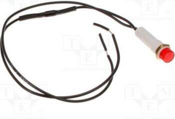 BULGIN Indicator: LED; flat; red; IP67