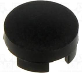 Button; none; round; black; Ø6.5mm