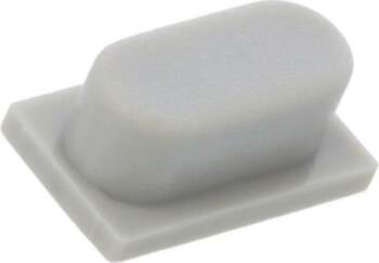 C&K Button; light grey | BTNK0320