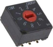 C&K Encoding switch; DEC/BCD; Pos: 10