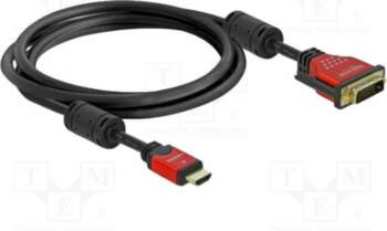 Cable; DVI-D (24+1) plug,HDMI plug