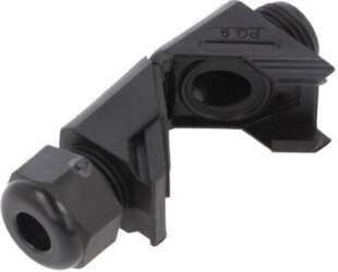Cable gland; angular; PG9; IP68; polyamide