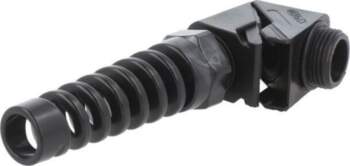 Cable gland; angular,with strain relief
