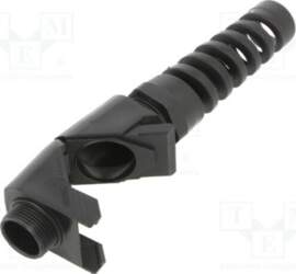 Cable gland; angular,with strain relief