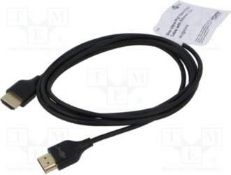 Cable; HDMI plug,both sides; 2m