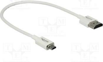 Cable; HDMI plug,micro HDMI plug