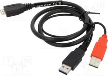 Cable; USB A plug x2,USB