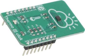 Click board; prototype board; Comp: MCP9808