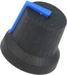 CLIFF Knob; with pointer; rubber,plastic