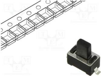 CONNFLY Microswitch TACT; SPST; Pos: 2