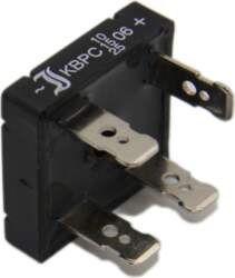 DC COMPONENTS Bridge rectifier: single-phase; Urmax: