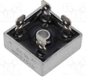 DC COMPONENTS Bridge rectifier: single-phase; Urmax:
