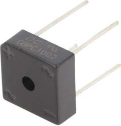 DC COMPONENTS Bridge rectifier: single-phase; Urmax: