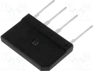 DC COMPONENTS Bridge rectifier: single-phase; Urmax: