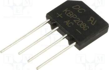 DC COMPONENTS Bridge rectifier: single-phase; Urmax: