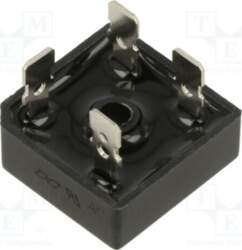 DC COMPONENTS Bridge rectifier: single-phase; Urmax: