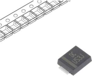 DC COMPONENTS Diode: rectifying; SMD; 600V