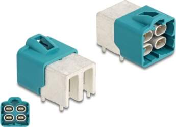 Delock HDMTD quad plug angled for